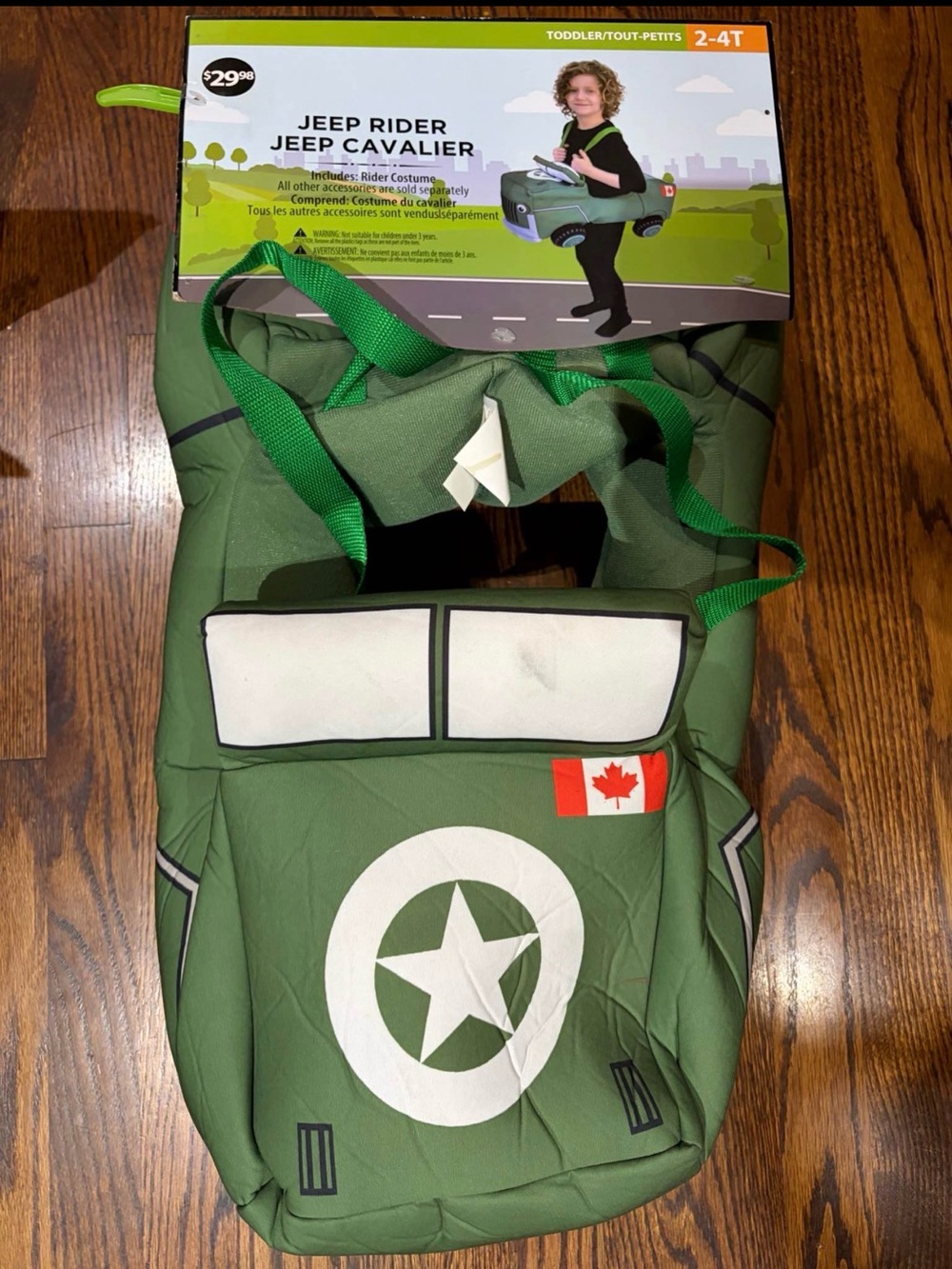 Jeep rider Cherokee wrangler Halloween costume toddler kid child 2-4T brand new